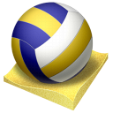 volley, Px, Beach Black icon