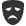 tragedy, Mask Icon