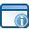 Application, Information Teal icon