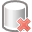 delete, Database Gray icon