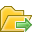 Go, open, Folder Gold icon