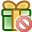 giftbox, delete DarkGreen icon