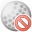 golfball, delete Gainsboro icon