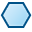 Hexagon Teal icon