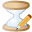 Hourglass, Edit Tan icon