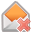 mail, delete DarkGray icon