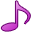 music Purple icon