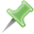 pin, green DarkSeaGreen icon