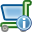 shoppingcart, Information ForestGreen icon