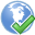 Accept, world SkyBlue icon