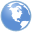 world SkyBlue icon