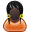 Female, African DarkSlateGray icon