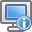 monitr, Information Gray icon