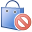 shoppingbag, delete CornflowerBlue icon
