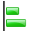 Left, Align LimeGreen icon