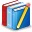 Edit, Books Firebrick icon