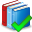 Accept, Books Firebrick icon