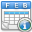 Calendar, Info SteelBlue icon