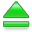 green, Eject ForestGreen icon