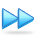 Fast, Forward SteelBlue icon