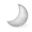 half, Moon LightGray icon