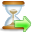 Go, Hourglass LimeGreen icon