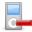 delete, ipod Silver icon