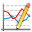 Linechart, Edit WhiteSmoke icon