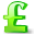 Money, pound LimeGreen icon