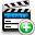 Add, movie Black icon