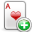 Add, playingcard Gainsboro icon