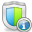 Info, shield DarkGray icon