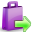 Go, shoppingbag DarkOrchid icon