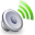 on, sound DarkGreen icon