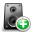 Add, speaker DarkSlateGray icon