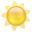 sun SandyBrown icon