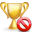 trophy, delete Icon