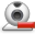 delete, Webcam DarkGray icon