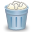 Full, trashcan LightSlateGray icon