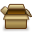open, Box SaddleBrown icon