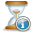Hourglass, Info DarkGray icon