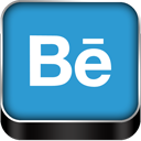 Behance SteelBlue icon