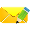 Edit, Email Gold icon