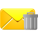 Email, Trash Gold icon