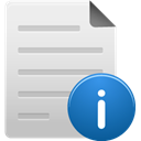 Info, File Gainsboro icon