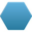 Hexagon SteelBlue icon