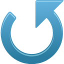 Arrow, counterclockwise SteelBlue icon