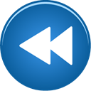 Backward, Fast SteelBlue icon