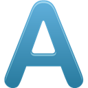 Font SteelBlue icon