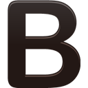 Text, Bold Black icon